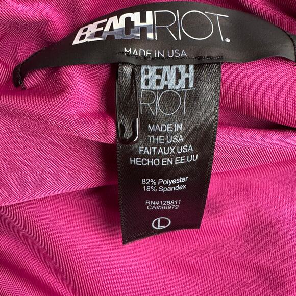 Beach Riot Swimsuit One piece Joyce Be Mine Colorblock Large Beach Vacation - Picture 7 of 9